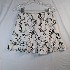 Tommy Bahama Floral Print Ruffle Hem Skort Size S